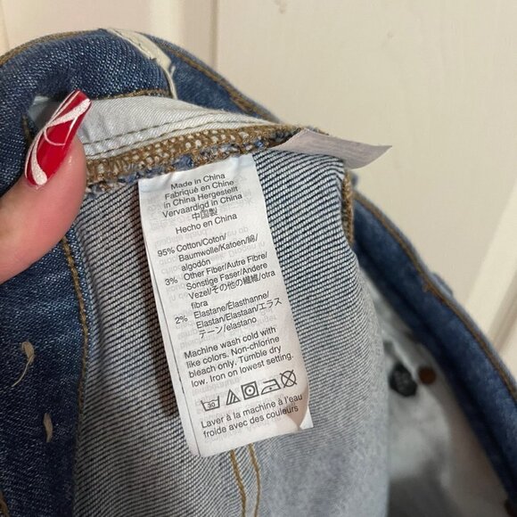 Madewell Womens Medium Wash Straight Leg Ankle The Perfect Vintage Jeans Size 26 - Picture 7 of 10